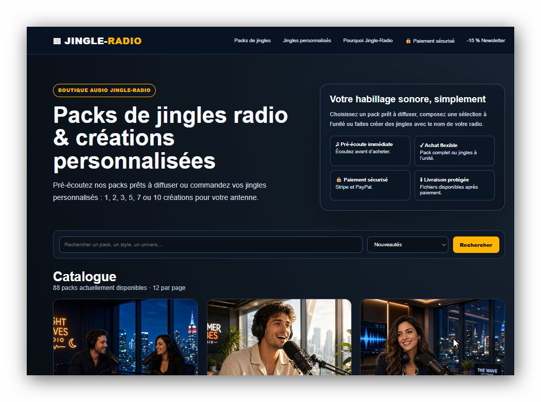 jingle personnalisé